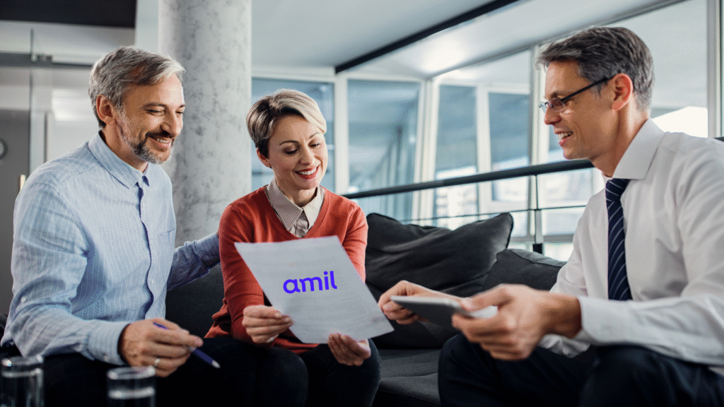 Simular Planos da Amil Empresarial com suporte de corretor habilitado