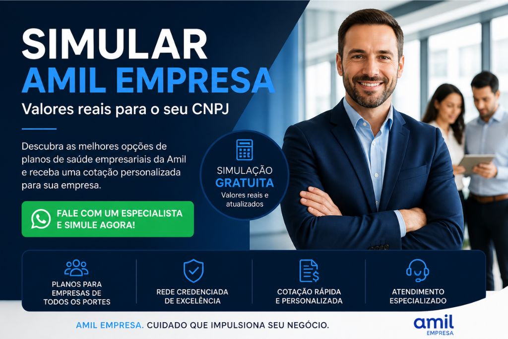 Simular Amil Empresa com valores reais