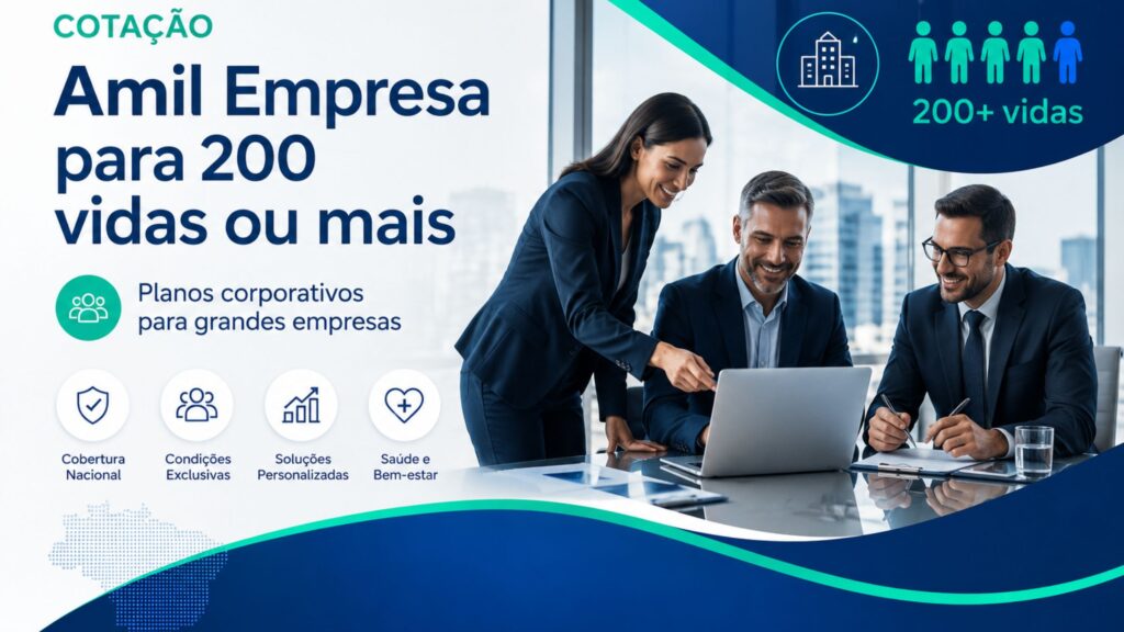 cotação amil empresa 200 vidas