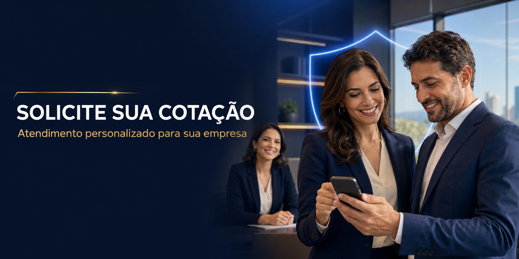 Empresários solicitando cotação do Amil Plano Empresarial