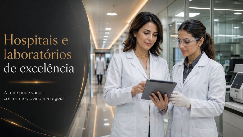 Hospitais e laboratórios da rede credenciada Amil Black