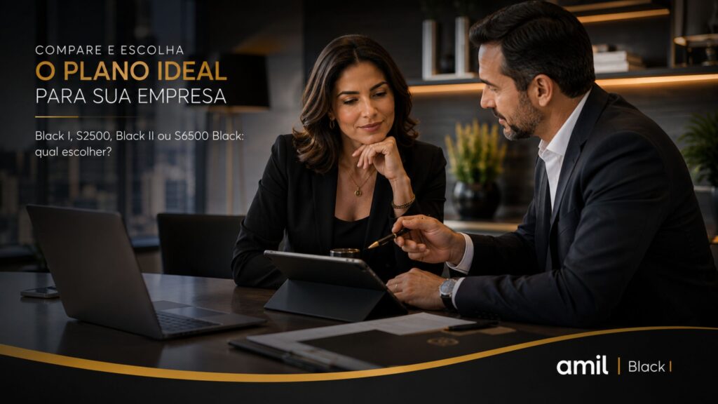 Comparação dos planos premium da Amil