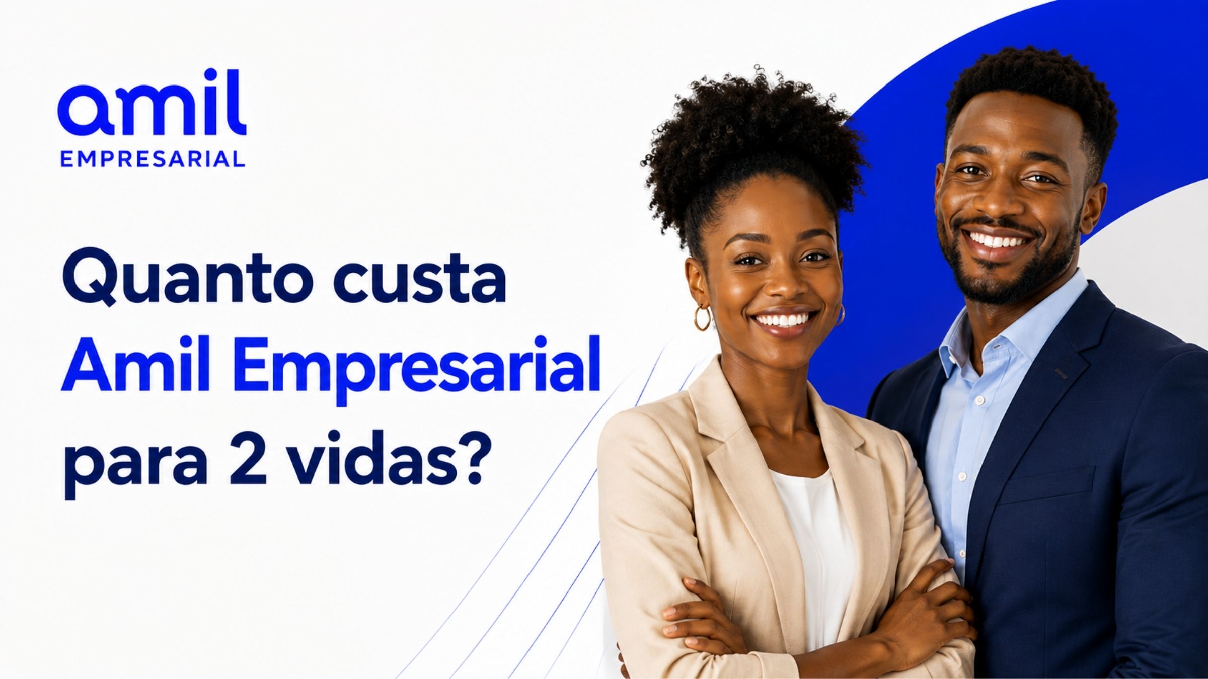 Casal de empresários em apresentação dos planos de saúde Amil