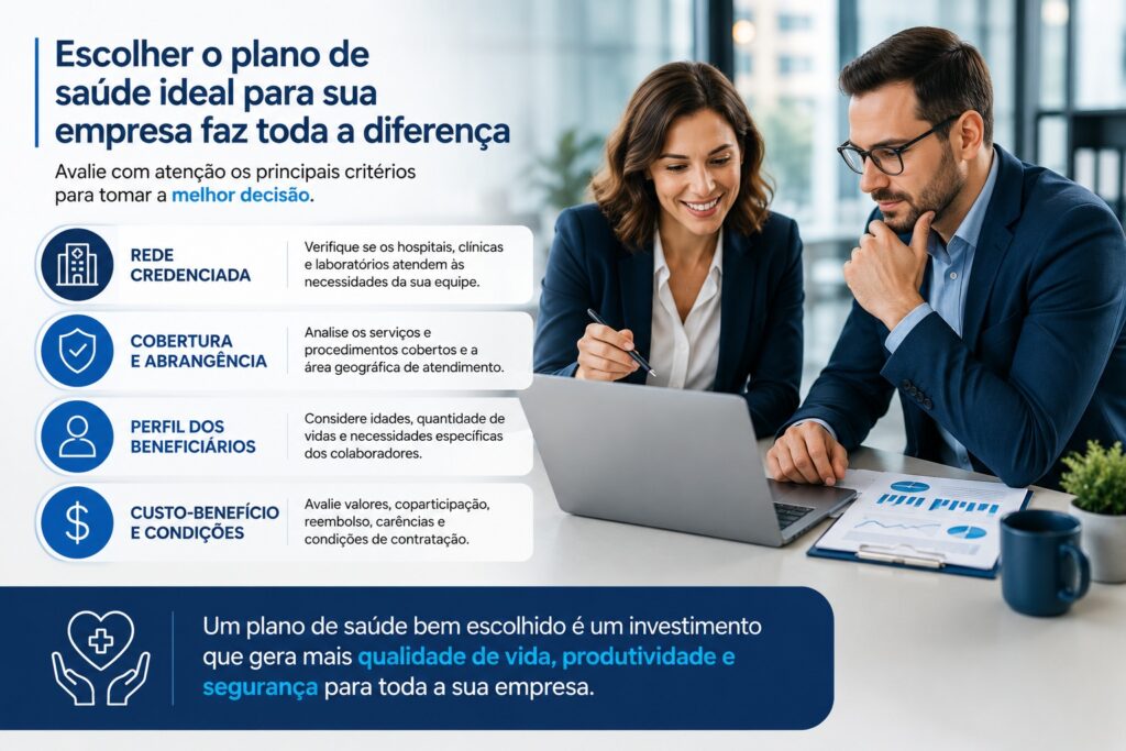 Como escolher o melhor plano de saúde empresarial