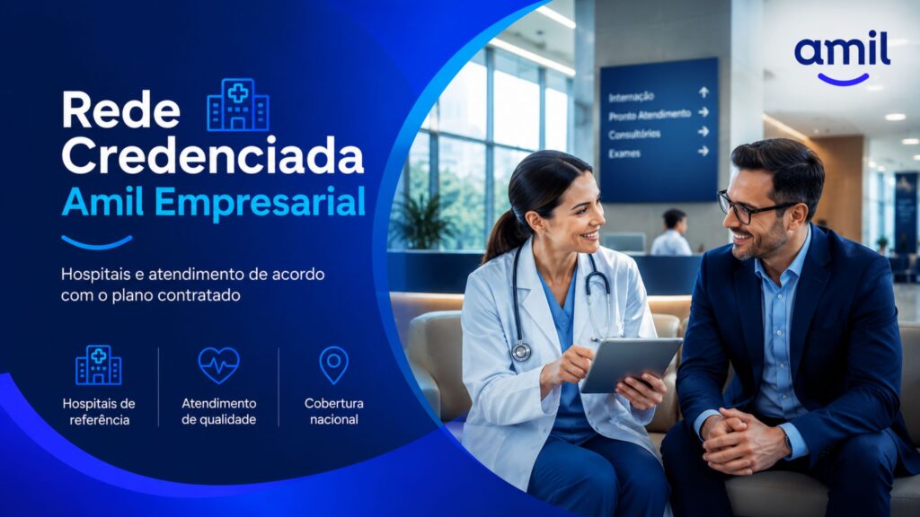 Rede credenciada do Convênio Médico Amil Empresarial