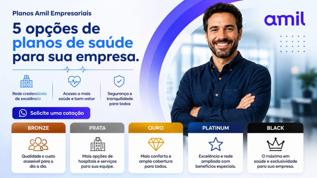 Valores dos planos Amil Empresariais
