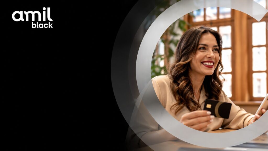 Cliente utilizando os benefícios do plano de saúde Amil Black I